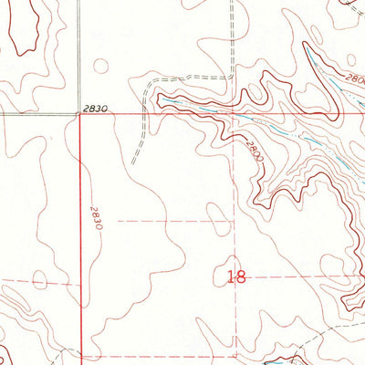 United States Geological Survey Olsonville NW, SD (1969, 24000-Scale) digital map