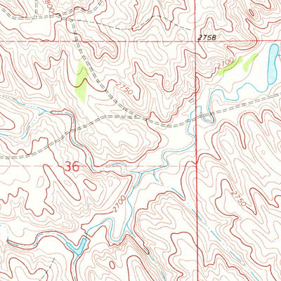 United States Geological Survey Olsonville NW, SD (1969, 24000-Scale) digital map