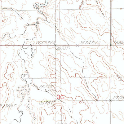 United States Geological Survey Olsonville SE, SD (1982, 24000-Scale) digital map