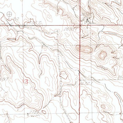 United States Geological Survey Olsonville SE, SD (1982, 24000-Scale) digital map