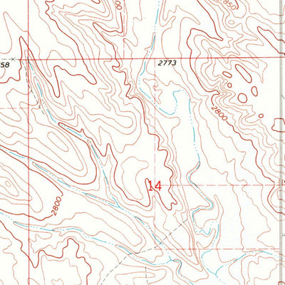 United States Geological Survey Olsonville SW, SD (1969, 24000-Scale) digital map
