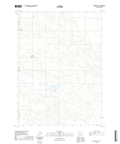 United States Geological Survey Olsonville SW, SD (2021, 24000-Scale) digital map