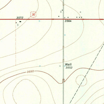 United States Geological Survey Olton NE, TX (1968, 24000-Scale) digital map