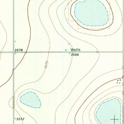 United States Geological Survey Olton NE, TX (1968, 24000-Scale) digital map