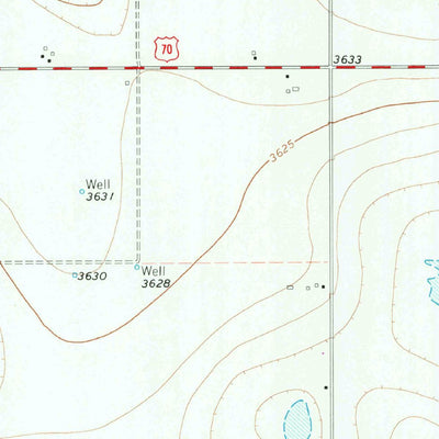 United States Geological Survey Olton, TX (1963, 24000-Scale) digital map