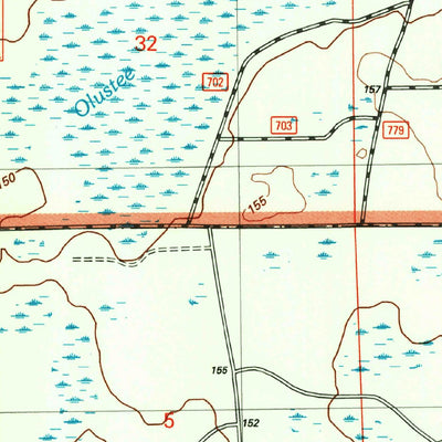 United States Geological Survey Olustee, FL (2005, 24000-Scale) digital map