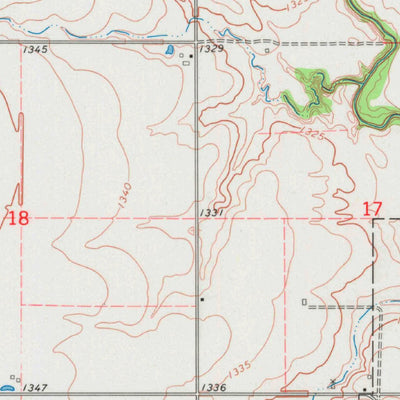 United States Geological Survey Olustee, OK (1964, 24000-Scale) digital map