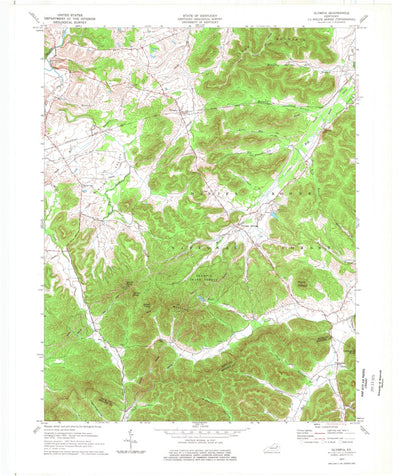 United States Geological Survey Olympia, KY (1977, 24000-Scale) digital map