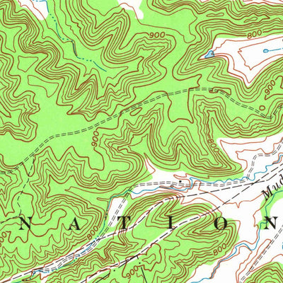 United States Geological Survey Olympia, KY (1977, 24000-Scale) digital map