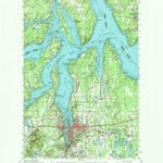 United States Geological Survey Olympia, WA (1949, 62500-Scale) digital map