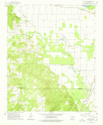 United States Geological Survey Olyphant, AR (1962, 24000-Scale) digital map