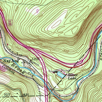 United States Geological Survey Olyphant, PA (1946, 24000-Scale) digital map