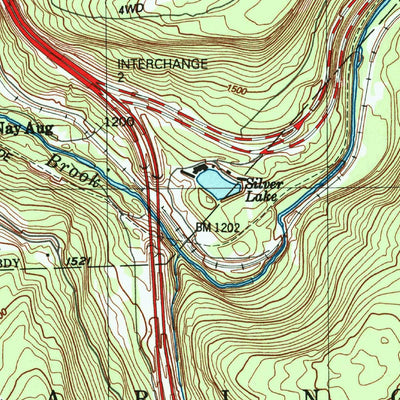 United States Geological Survey Olyphant, PA (1999, 24000-Scale) digital map