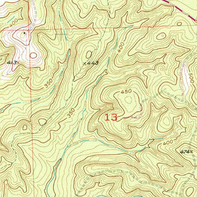 United States Geological Survey Omaha, GA-AL (1957, 24000-Scale) digital map