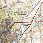 United States Geological Survey Omaha, NE-IA (1985, 100000-Scale) digital map