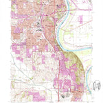 United States Geological Survey Omaha South, NE-IA (1956, 24000-Scale) digital map