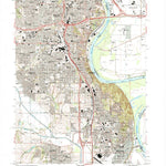 United States Geological Survey Omaha South, NE-IA (1994, 24000-Scale) digital map