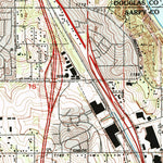 United States Geological Survey Omaha South, NE-IA (1994, 24000-Scale) digital map