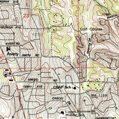 United States Geological Survey Omaha South, NE-IA (1994, 24000-Scale) digital map