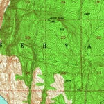 United States Geological Survey Omak Lake, WA (1953, 62500-Scale) digital map