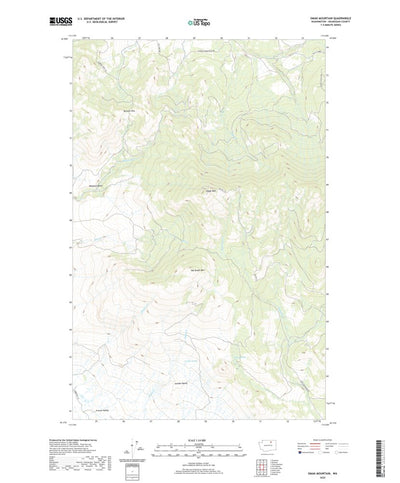 United States Geological Survey Omak Mountain, WA (2020, 24000-Scale) digital map