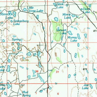 United States Geological Survey Omak, WA (1983, 100000-Scale) digital map