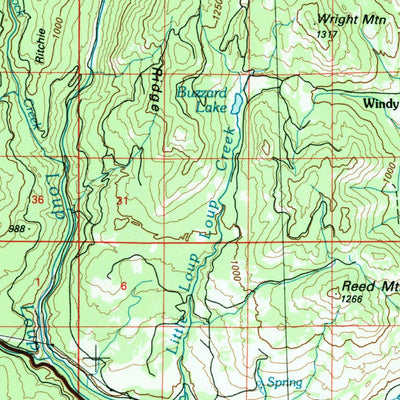 United States Geological Survey Omak, WA (1983, 100000-Scale) digital map