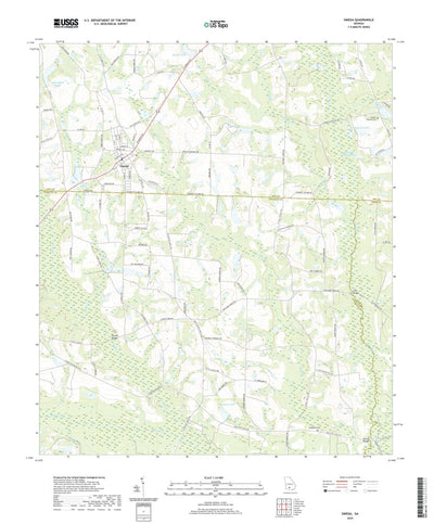 United States Geological Survey Omega, GA (2020, 24000-Scale) digital map