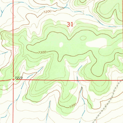 United States Geological Survey Omega, NM (1967, 24000-Scale) digital map