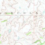 United States Geological Survey Omega, OK (1972, 24000-Scale) digital map