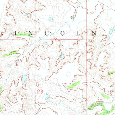 United States Geological Survey Omega, OK (1972, 24000-Scale) digital map