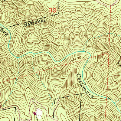 United States Geological Survey Omo Ranch, CA (1952, 24000-Scale) digital map