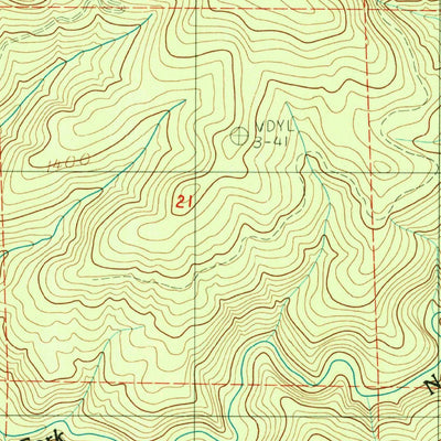 United States Geological Survey Onalaska NW, WA (1985, 24000-Scale) digital map