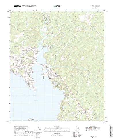 United States Geological Survey Onalaska, TX (2022, 24000-Scale) digital map