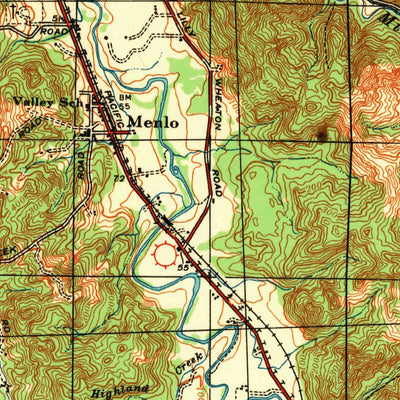 United States Geological Survey Onalaska, WA (1943, 62500-Scale) digital map