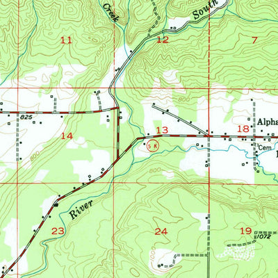 United States Geological Survey Onalaska, WA (1954, 62500-Scale) digital map