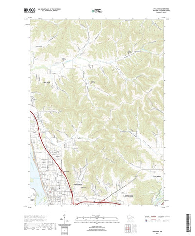 United States Geological Survey Onalaska, WI (2022, 24000-Scale) digital map