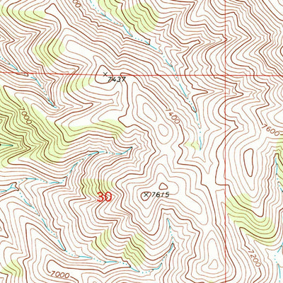 United States Geological Survey Onaqui Mountains South, UT (1993, 24000-Scale) digital map