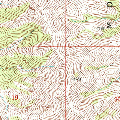 United States Geological Survey Onaqui Mountains South, UT (1993, 24000-Scale) digital map