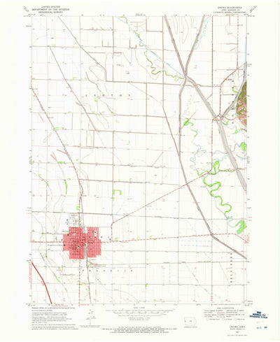 United States Geological Survey Onawa, IA (1969, 24000-Scale) digital map