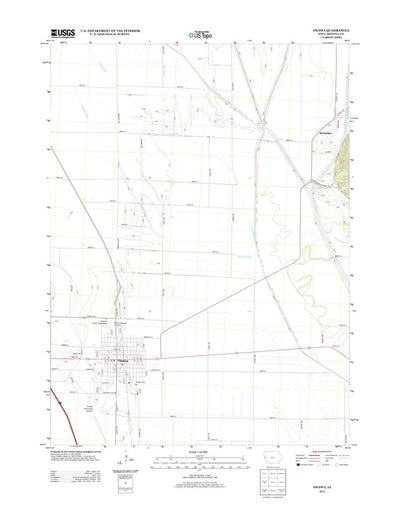 United States Geological Survey Onawa, IA (2013, 24000-Scale) digital map