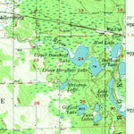United States Geological Survey Onaway, MI (1957, 62500-Scale) digital map