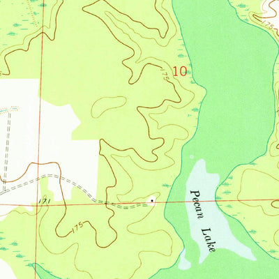 United States Geological Survey One Horse Store, AR (1972, 24000-Scale) digital map