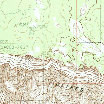 United States Geological Survey One Toe Ridge, AZ (1985, 24000-Scale) digital map