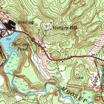 United States Geological Survey Oneco, CT-RI (1953, 24000-Scale) digital map