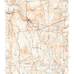 United States Geological Survey Oneco, CT-RI (1953, 31680-Scale) digital map