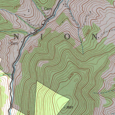 United States Geological Survey Onego, WV (1995, 24000-Scale) digital map