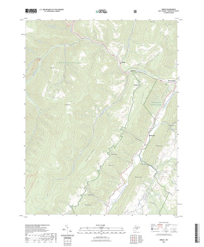 United States Geological Survey Onego, WV (2023, 24000-Scale) digital map