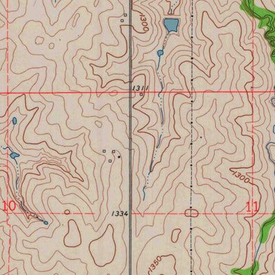 United States Geological Survey Oneida, KS (1961, 24000-Scale) digital map
