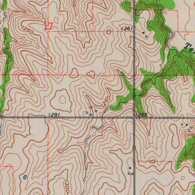 United States Geological Survey Oneida, KS (1961, 24000-Scale) digital map